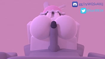 Hotdogging with a female bunnygirl