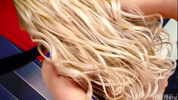 Naughty whore nikki benz fingers her pussy till it ends up dripping