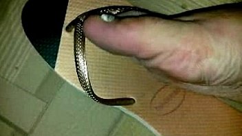 Brincando com as havaianas