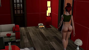 Doble cojida a morena amarilla y a rojita