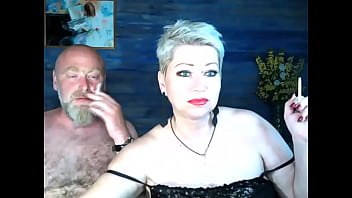 Funny fucking on camera of a mature married couple in the country