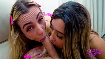 Sex competition with two skinny hotties who will be the naughtiest