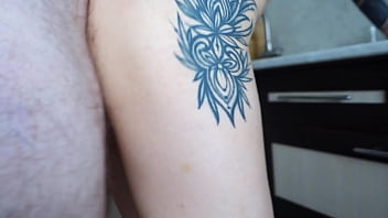 Instead of cooking lunch i interrupt her in the kitchen and take her from behind