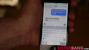 Naughty stepsister squirts up bros dick