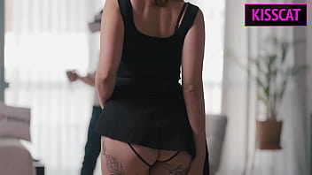 S4e6 wife teases husband with lingerie and begs for threesome—ends with double girl blowjob promise