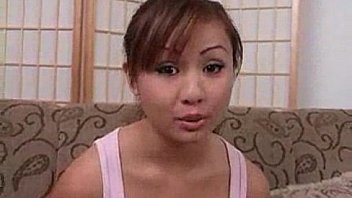 Asian masturbates and gets fucked by ebony dude
