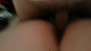 Girlfriend takes creampie doggie