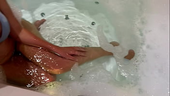 Stepson fucks hot stepmom in the jacuzzi