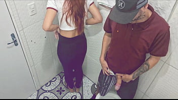 Young woman fucked in the bathroom at the party