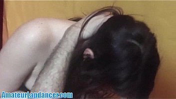 Shy 18yo cutie sensualy lapdances for horny guy