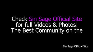 Sinn sage sensual sucking her strap on before getting wild with her pussy hole sensual time