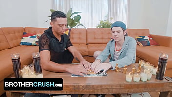 Brothercrush Latino Stepbrother Makes Young Twink Dakota Lovell Happy With Halloween Breeding thumbnail