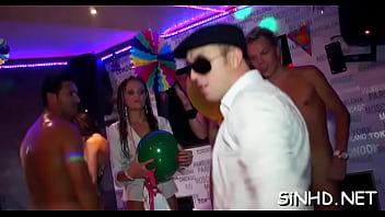 Loads of wet beavers are shared with concupiscent peckers