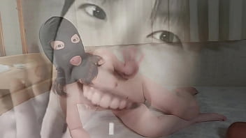 変態体位中出し貧乳人妻。