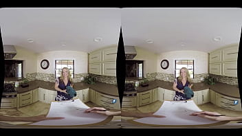 Milfvr caulking in the kitchen ft carmen valentina