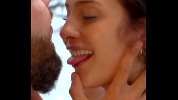 A deep connection playful kisses