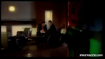 The beautiful blonde kyra banks gives a blowjob before getting screwed