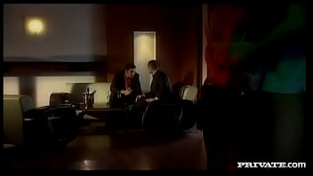 The beautiful blonde kyra banks gives a blowjob before getting screwed