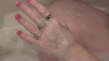 Milf Soapy Foam On Tits Pussy Ass Legs Sexy Blonde Milf Takes Bathroom Handjob Solo Milf Shower thumbnail