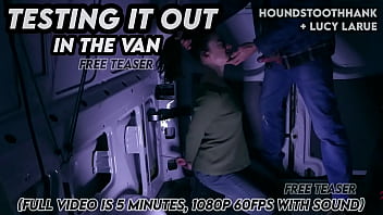 Testing it out in the van