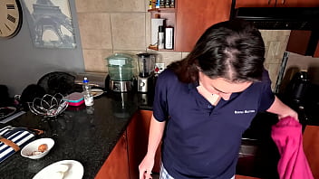 Pov blowjob whore eating cum covered eggs for breakfast Pov blowjob whore eating cum covered eggs for breakfast