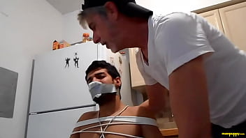 Gay Dilf Ties Up His Latino Boyfriend And Sucks His Cock thumbnail