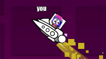 Rick astley is gonna play the game geometry dash gone terribly wrong lol