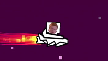 Rick astley is gonna play the game geometry dash gone terribly wrong lol
