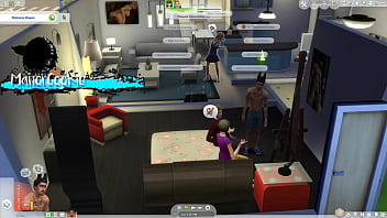 Sims 4 wicked mod playing around and having fun with one of my neighbors