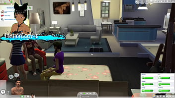 Sims 4 wicked mod playing around and having fun with one of my neighbors