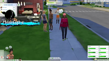 Sims 4 wicked mod playing around and having fun with one of my neighbors