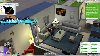 Sims 4 wicked mod playing around and having fun with one of my neighbors