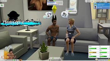 Sims 4 wicked mod playing around and having fun with one of my neighbors