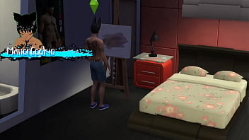 Sims 4 wicked mod playing around and having fun with one of my neighbors