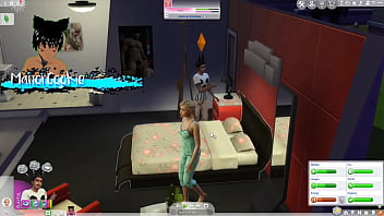 Sims 4 wicked mod playing around and having fun with one of my neighbors