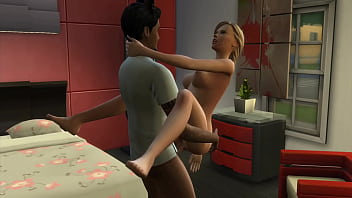 Sims 4 wicked mod playing around and having fun with one of my neighbors