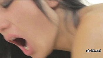 Teen gets sex lesson from horny dude