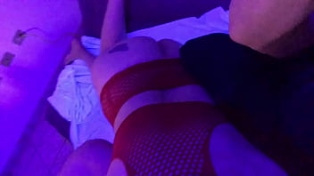 Long bj on a slutty red net skirt and top every lick at the cock i felt my pussy palpitate
