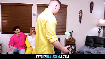 Spied sisters banged after noticing it