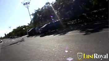 Nice tanned blonde taking hard pounding