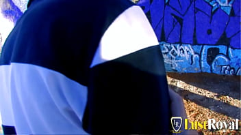 Nice tanned blonde taking hard pounding