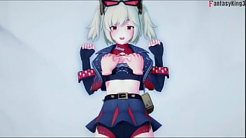 Burnice white having sex zenless zone zero full & pov on sheer & fantasyking3