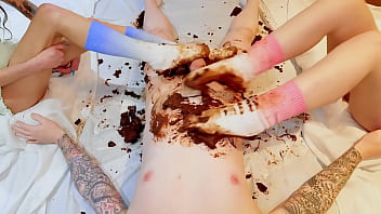 Pastel Crush Chocolate Cake And Cock Addition Foot Fetish thumbnail