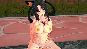 Threesome with akeno and kuroka in the pool hs dxd ntr madness 11 full movie on sheer & fantasyking3