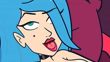 Masturbating girl blue hair dezy secretstoon free