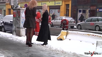 Uma and anita took amateur dude on the streets to have sex with hot pornstar Uma and anita took amateur dude on the streets to have sex with hot pornstar
