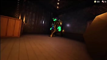 Monstruo gigante intenta follarme pero logró escapar