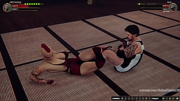 Lillith vs kevin nf3d video game mixed sex combat dojo