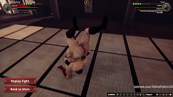 Lillith vs kevin nf3d video game mixed sex combat dojo