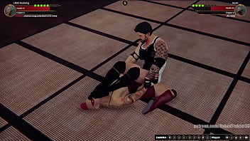 Lillith vs kevin nf3d video game mixed sex combat dojo